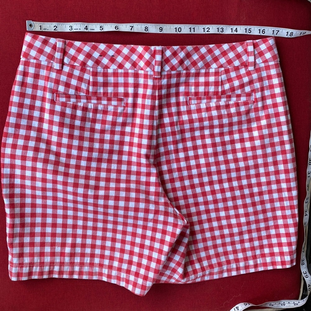 Gingham & White Bermuda Shorts - All 4 Pairs - Picture 2 of 15